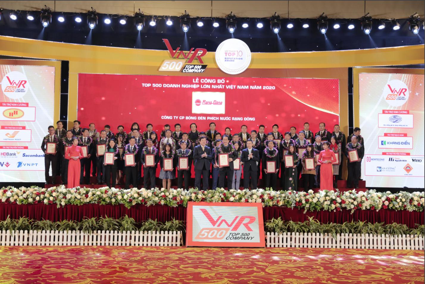 Rạng Đông – TOP 500 doanh nghiệp lớn nhất Việt Nam 2020